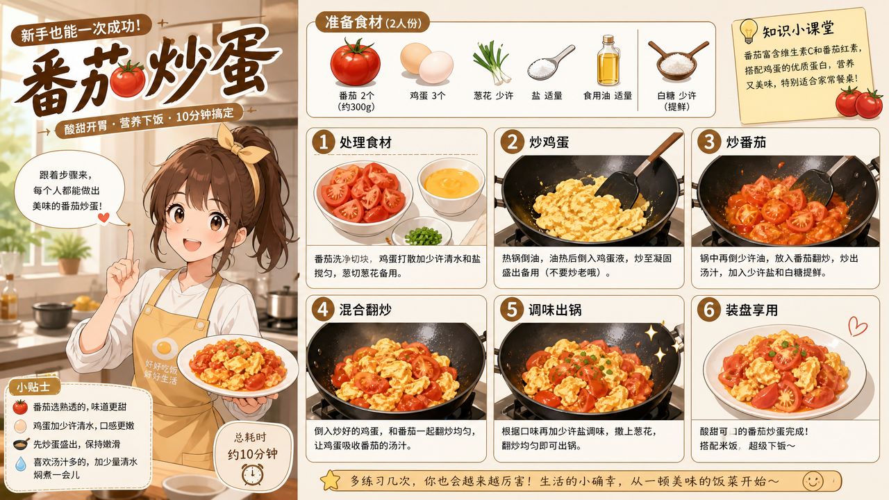 51视频美食动漫教程·家常菜动漫演示